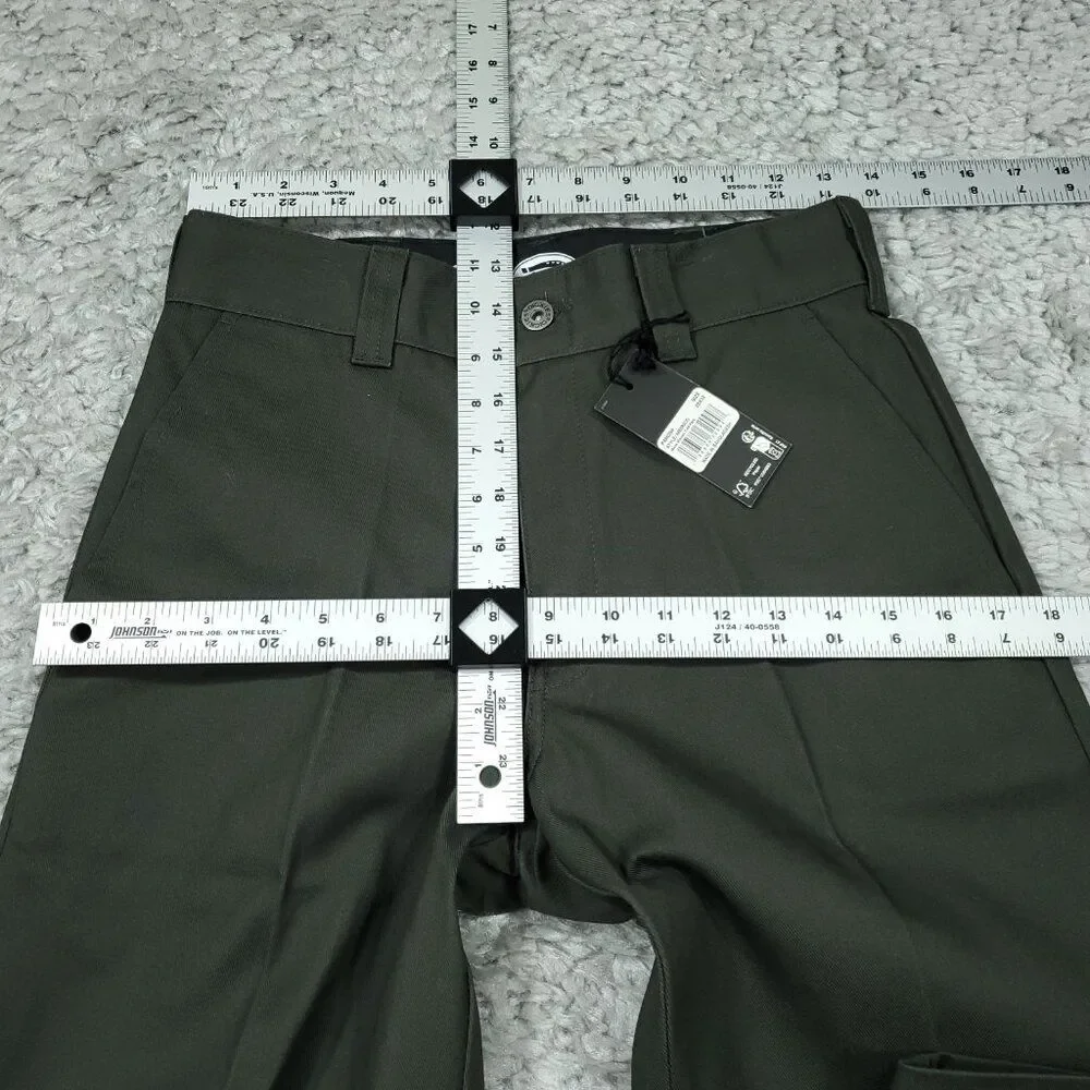 Dickies Skateboarding Spitfire Woven Twill Green Double Knee Men's Pants 28x32